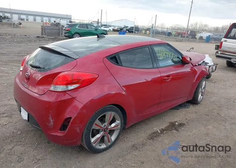 2016 Hyundai Veloster из США, поврежденный, VIN KMHTC6AD0GU304338